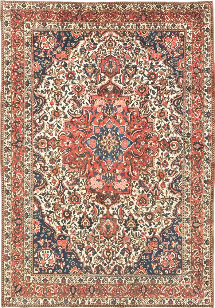  ペルシャ絨毯 バクティアリ アンティーク 380x273 380x273,  ペルシャ絨毯 手織り