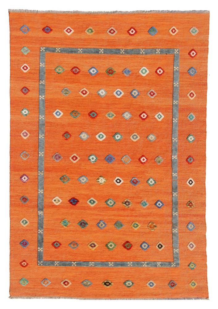 Alfombra afgana Kilim Afghan Nimbaft Edition 234x171 234x171, Alfombra persa Tejido a mano