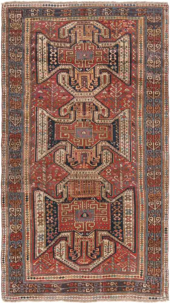 Rysk matta Kazak Antik 267x148 267x148, Persisk matta Knuten för hand