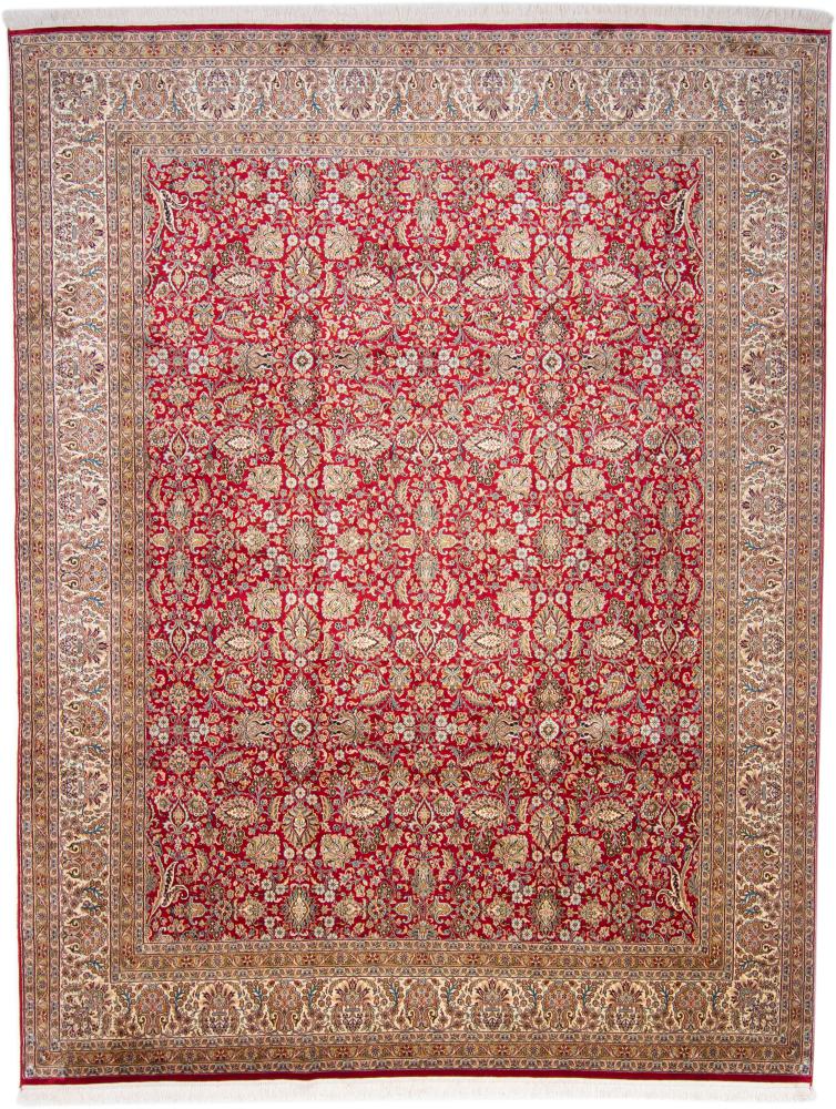 Tappeto indiano Cachemire di Seta 311x239 311x239, Tappeto persiano Annodato a mano