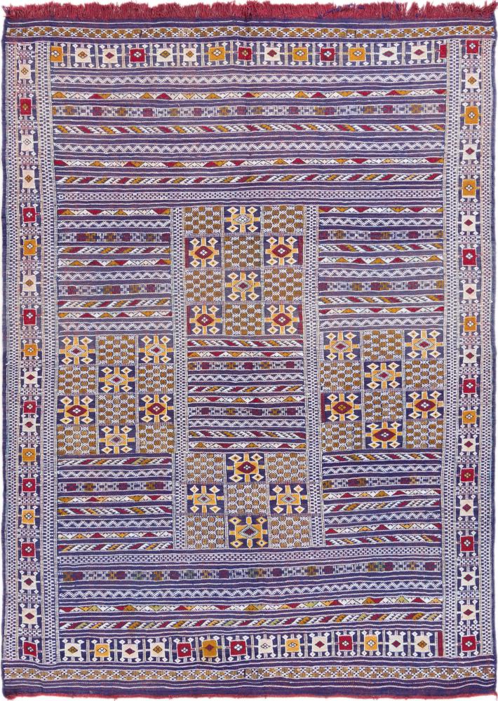 Tapis persan Kilim Soumak Shahsavan 215x155 215x155, Tapis persan Noué à la main