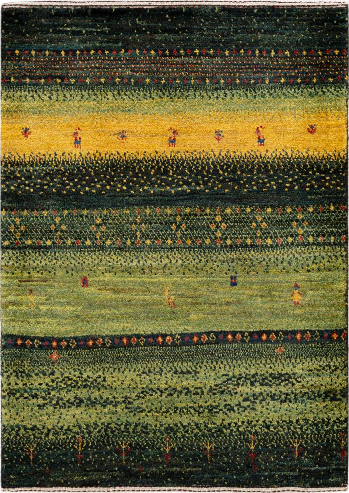 Tappeto persiano Persiano Gabbeh Loribaft Atelier 94x67 94x67, Tappeto persiano Annodato a mano