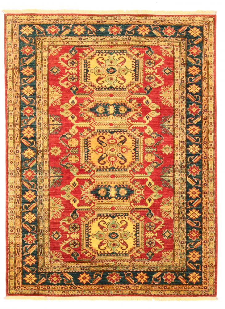 Pakistani rug Super Kazak 230x175 230x175, Persian Rug Knotted by hand