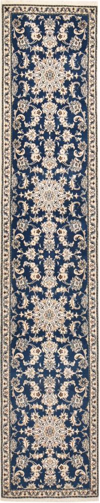 Tappeto persiano Nain 383x79 383x79, Tappeto persiano Annodato a mano