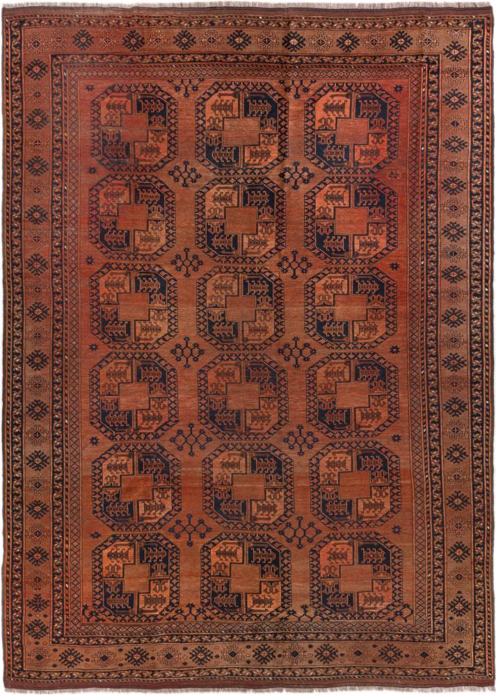 Αφγανικό χαλί Turkaman 393x283 393x283, Περσικό χαλί Οι κόμποι έγιναν με το χέρι