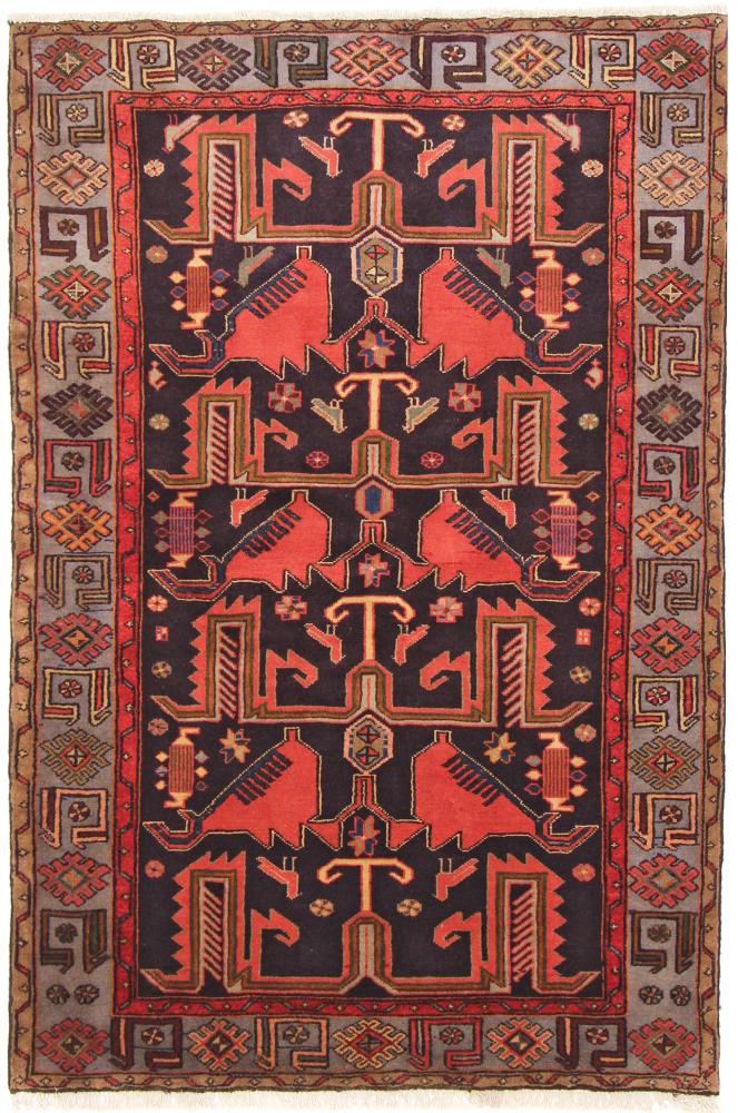 Tapete persa Kordi 190x125 190x125, Tapete persa Atado à mão