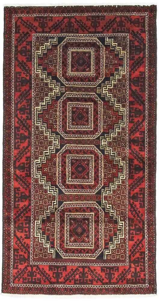 Tappeto persiano Beluch 198x105 198x105, Tappeto persiano Annodato a mano