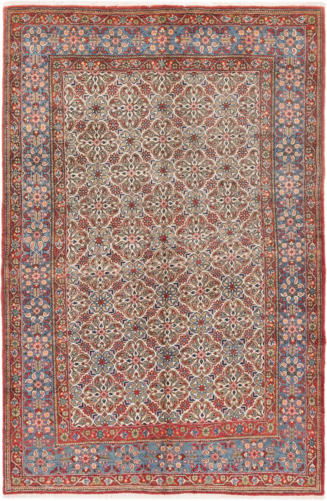 Perzisch tapijt Qum 210x138 210x138, Perzisch tapijt Handgeknoopte