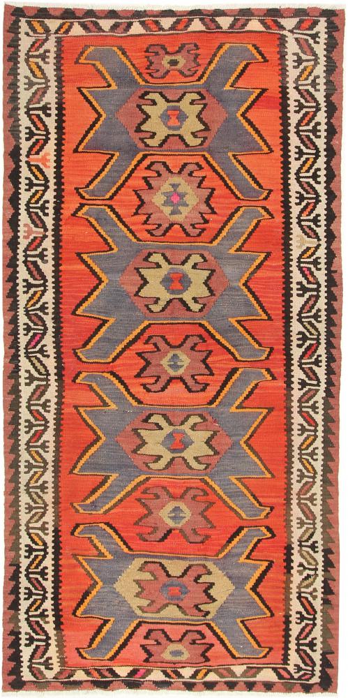 Tapete persa Kilim Fars Azerbaijan Antigo 286x146 286x146, Tapete persa Tecido à mão