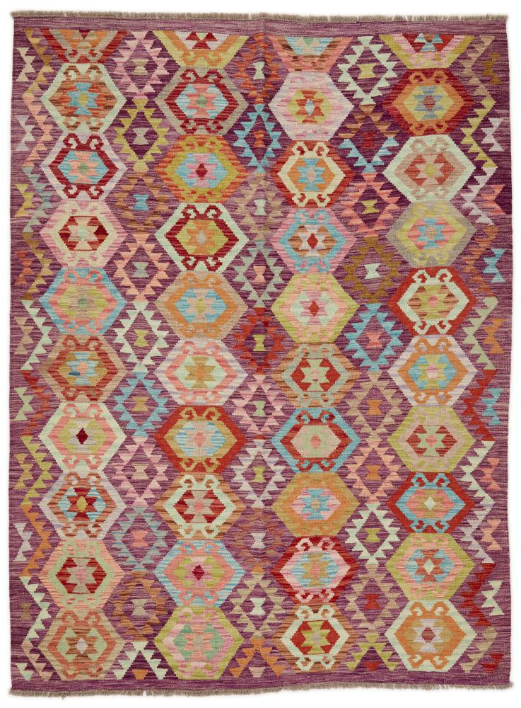 Tapete afegão Kilim Afegão 236x180 236x180, Tapete persa Tecido à mão