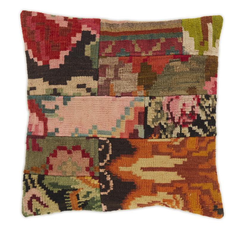 Tappeto indiano Rosen Kilim Kissen 51x49 51x49, Tappeto persiano Tessuto a mano