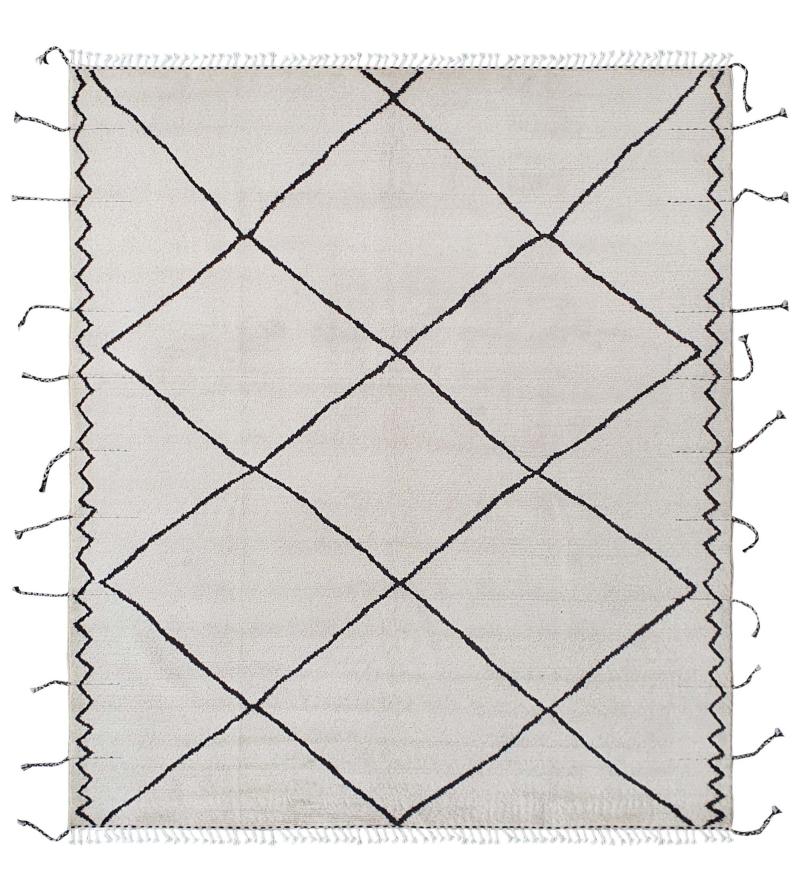 Tapete afegão Berber Maroccan 303x258 303x258, Tapete persa Atado à mão