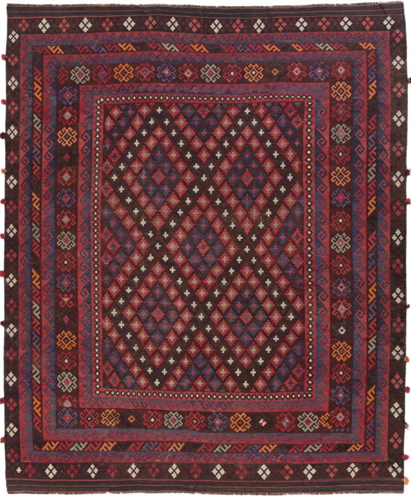 Tapis afghan Kilim Afghan Antique 304x249 304x249, Tapis persan Tissé à la main
