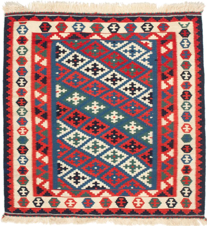 Tapete persa Kilim Fars 107x104 107x104, Tapete persa Tecido à mão