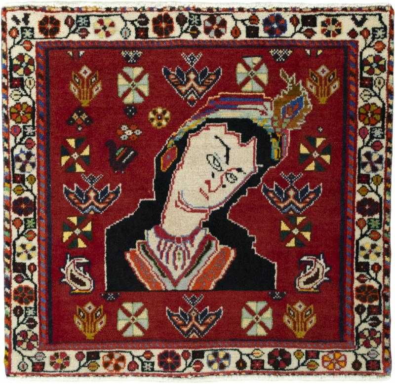 Persian Rug Shiraz 66x69 66x69, Persian Rug Knotted by hand