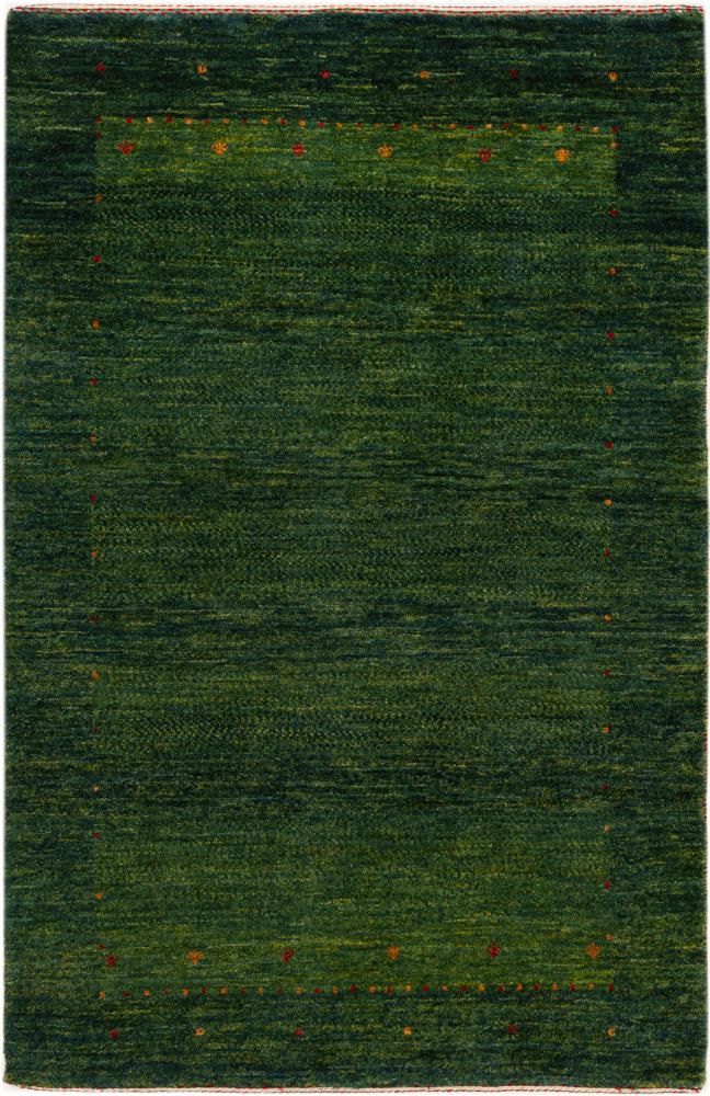 Persian Rug Persian Gabbeh Loribaft Atash 4'1"x2'7" 4'1"x2'7", Persian Rug Knotted by hand