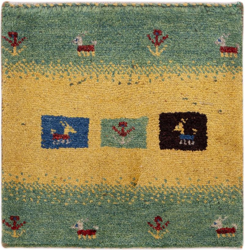 Persialainen matto Gabbeh Nomad 39x39 39x39, Persialainen matto Solmittu käsin