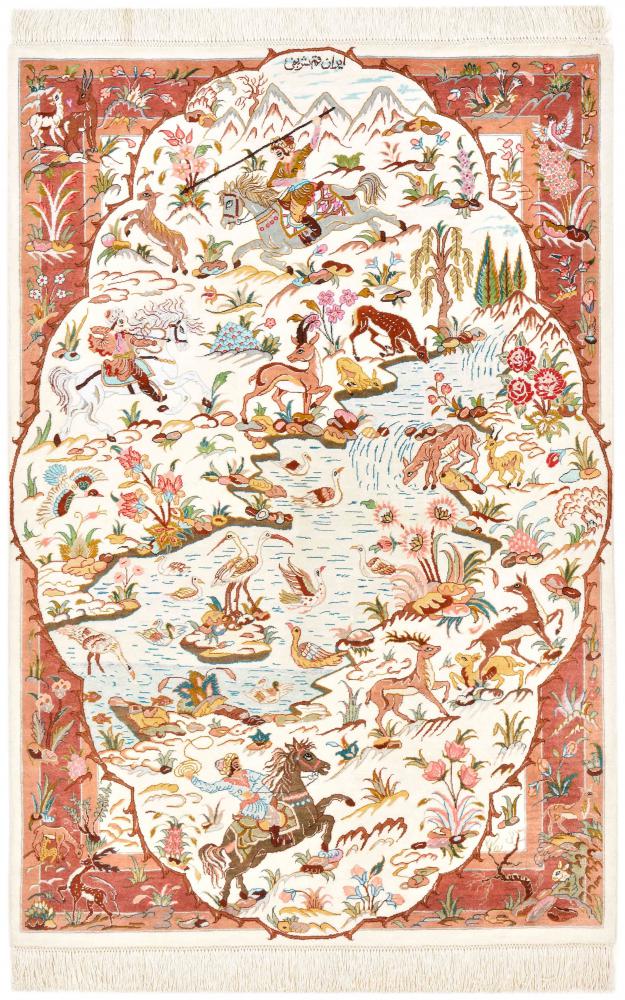 Persian rug Qum Silk 117x78 117x78, Persian rug Hand-knotted