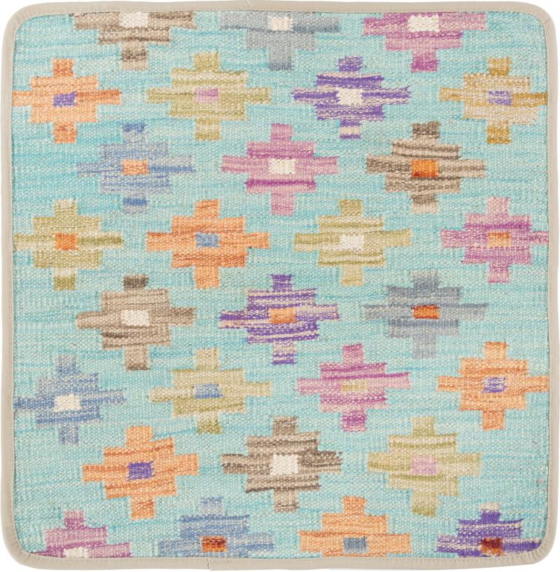 Afghan rug Kilim Afghan Cushion Cover 50x50 50x50, Persian Rug Knotted by hand