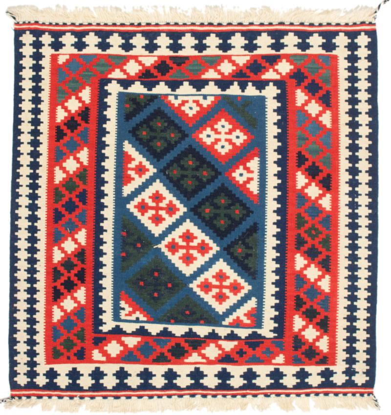 Tapete persa Kilim Fars 105x102 105x102, Tapete persa Tecido à mão