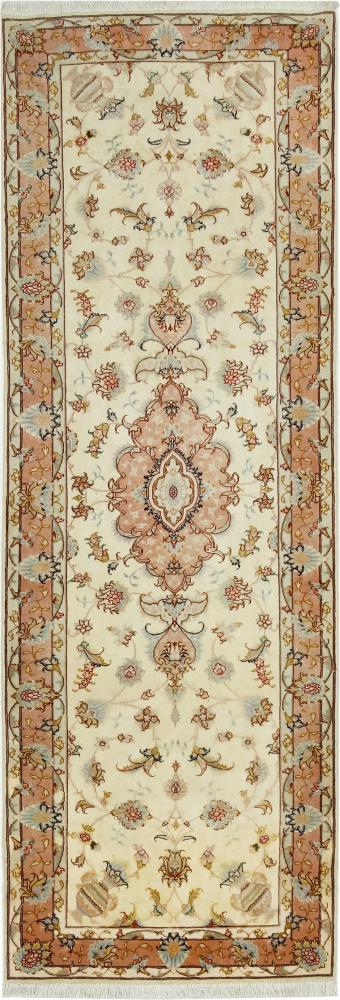 Persian Rug Tabriz 40Raj 7'5"x2'6" 7'5"x2'6", Persian Rug Knotted by hand