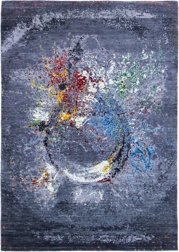 Tapete indiano Sadraa 6'11"x4'10" 6'11"x4'10", Tapete persa Atado à mão