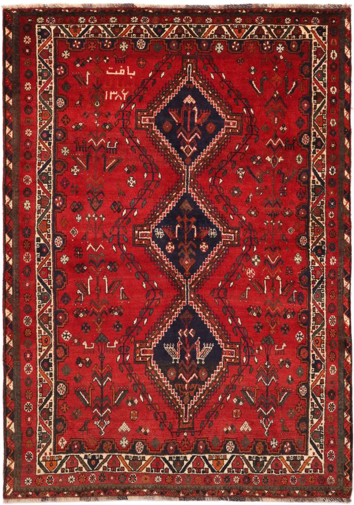 Tapete persa Shiraz 247x176 247x176, Tapete persa Atado à mão