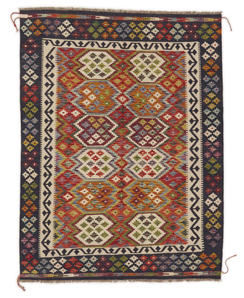 Pakistaans tapijt Kilim Afghan 212x161 212x161, Perzisch tapijt Handgeweven