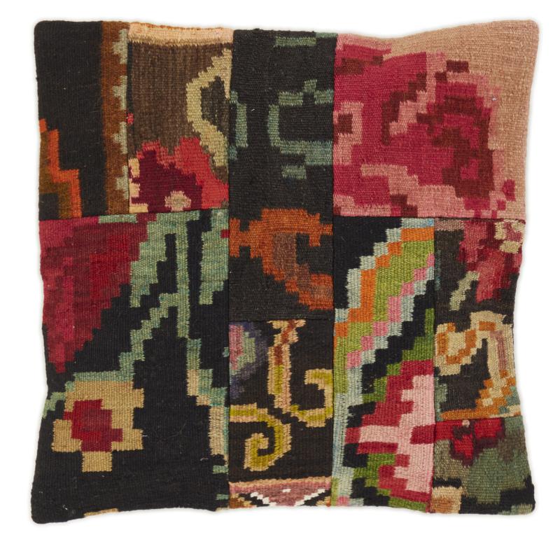 Tappeto indiano Rosen Kilim Kissen 49x49 49x49, Tappeto persiano Tessuto a mano