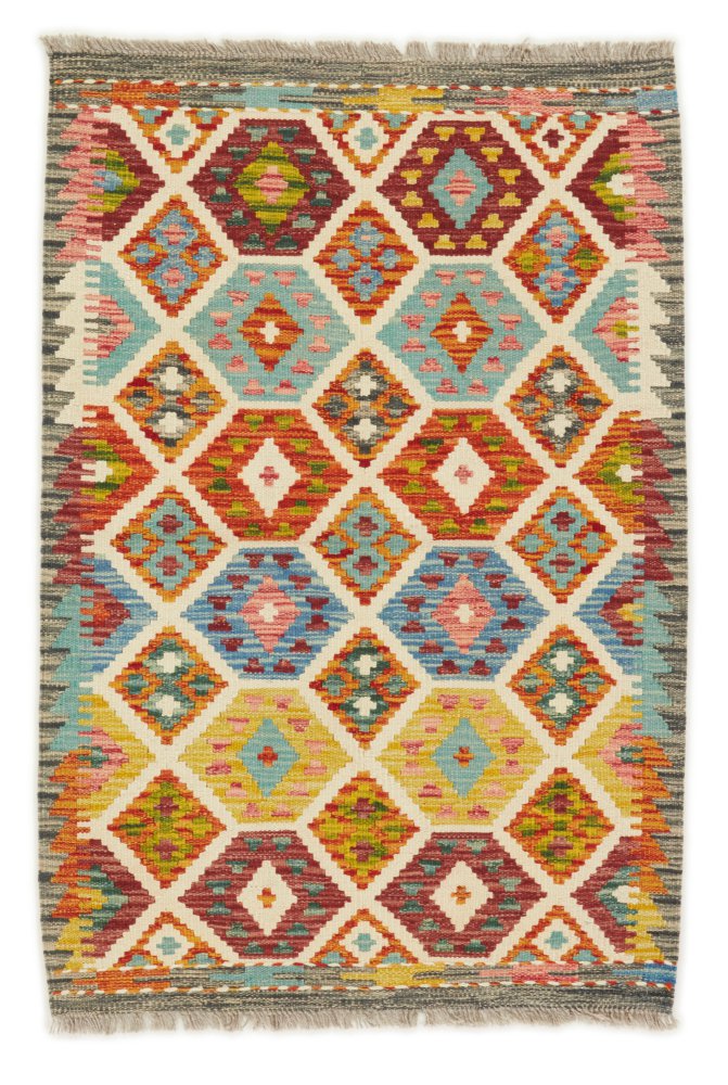 Tapis afghan Kilim Afghan 126x81 126x81, Tapis persan Tissé à la main