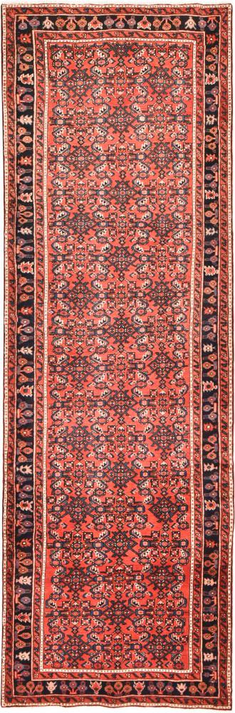 Persian Rug Hosseinabad 11'4"x3'8" 11'4"x3'8", Persian Rug Knotted by hand