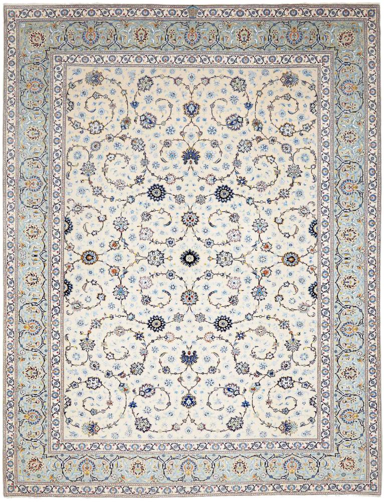 Tapis persan Kashan 399x311 399x311, Tapis persan Noué à la main