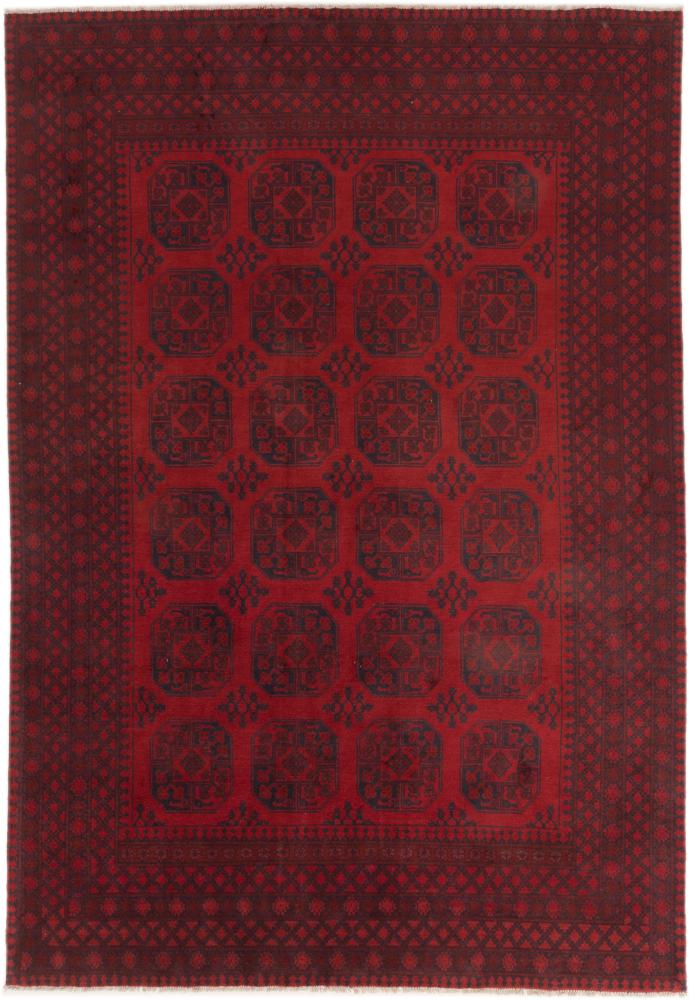 Afghanischer Teppich Afghan Akhche 9'4"x6'5" 9'4"x6'5", Perserteppich Handgeknüpft