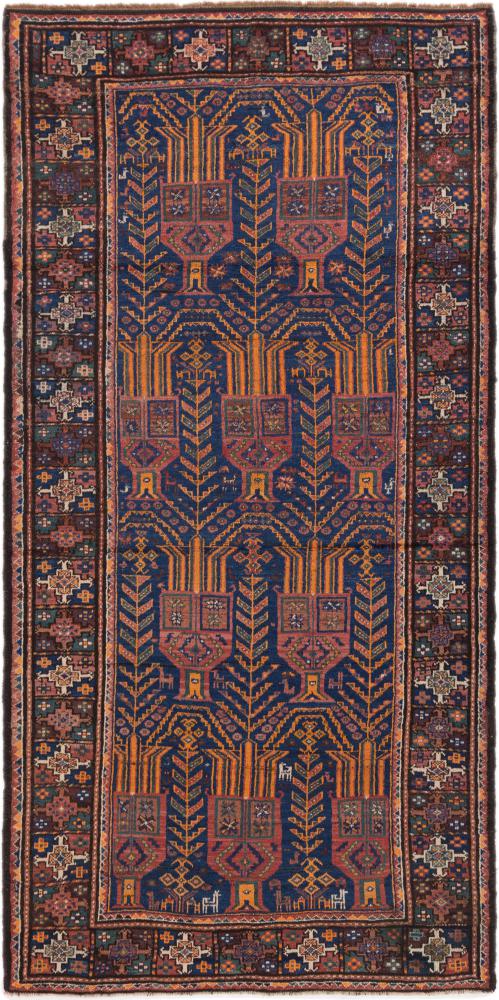 Perserteppich Belutsch Antik 7'9"x3'10" 7'9"x3'10", Perserteppich Handgeknüpft