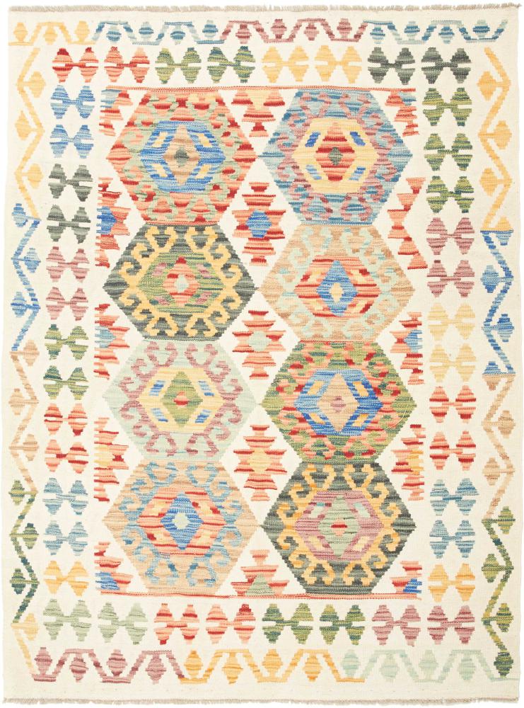 Alfombra afgana Kilim  Afghan 174x130 174x130, Alfombra persa Tejido a mano