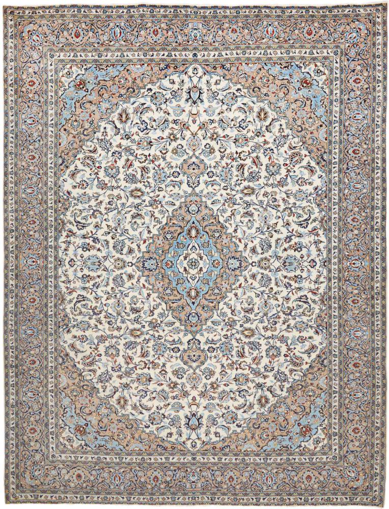 Tapis persan Kashan 394x304 394x304, Tapis persan Noué à la main