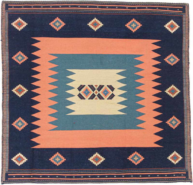 Perzsa szőnyeg Kilim Fars 138x140 138x140, Perzsa szőnyeg szőttesek