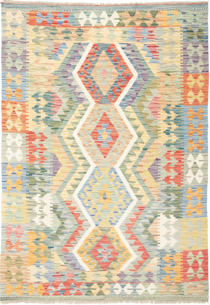 Tapis afghan Kilim  Afghan 181x128 181x128, Tapis persan Tissé à la main