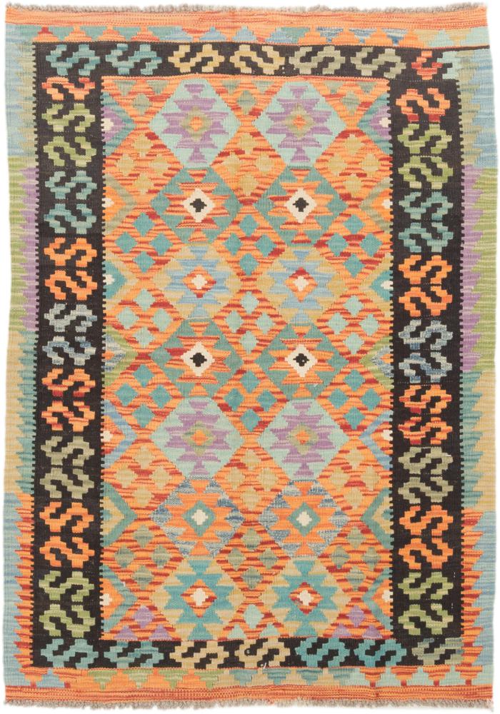 Tapete afegão Kilim Afegão 146x105 146x105, Tapete persa Tecido à mão