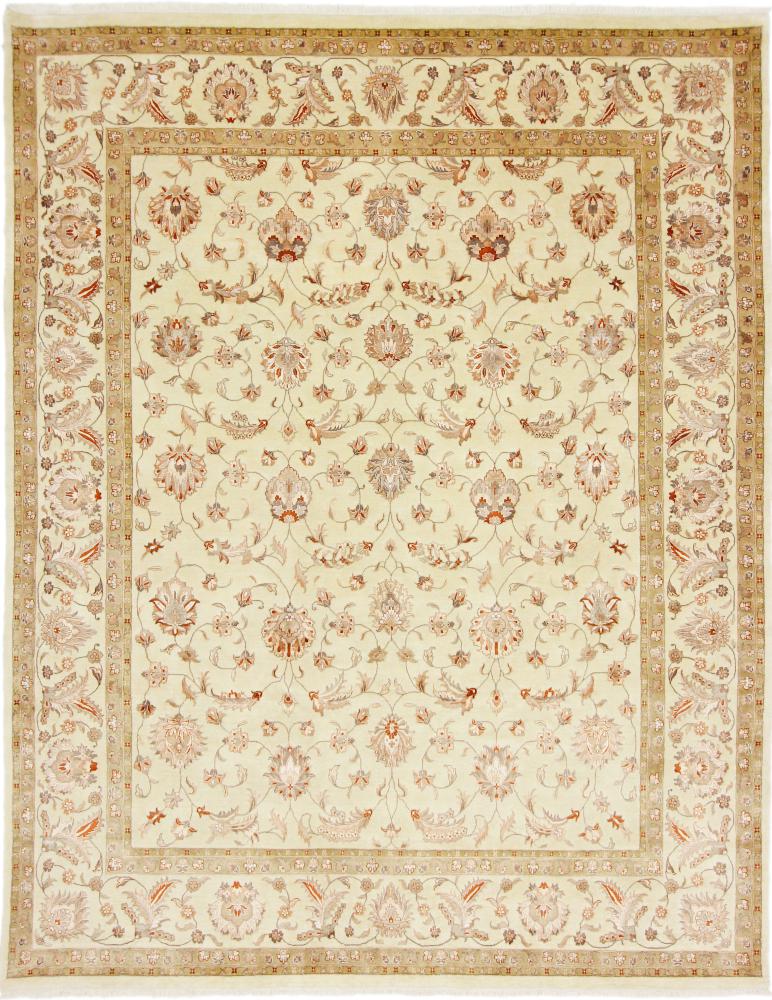 Tapis indien Indo Tabriz Mahi 307x245 307x245, Tapis persan Noué à la main