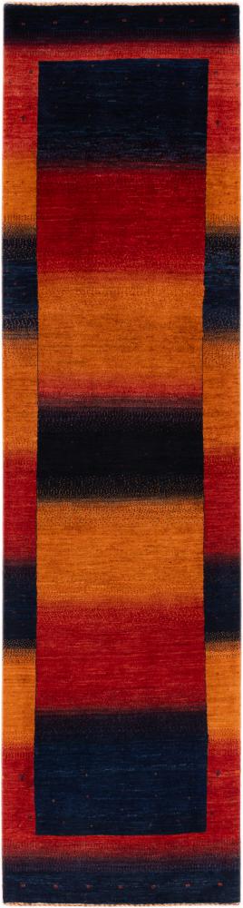 Persian rug Persian Gabbeh Loribaft Essence 9'9"x2'7" 9'9"x2'7", Persian rug Hand-knotted