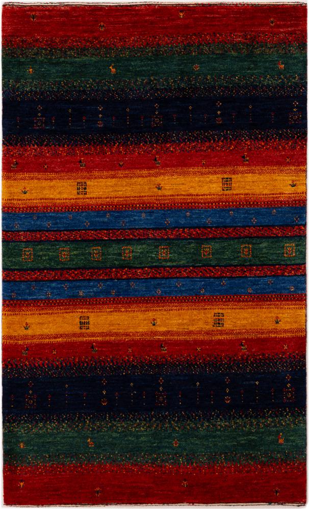 Alfombra persa Persia Gabbeh Loribaft Atash 132x79 132x79, Alfombra persa Anudado a mano