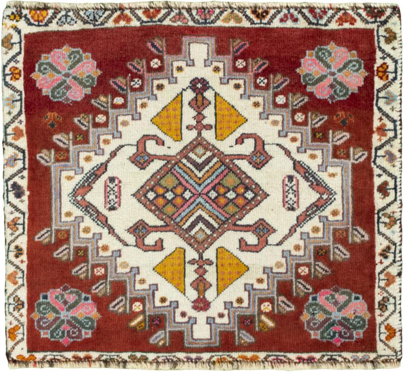 Persian Rug Shiraz 51x56 51x56, Persian Rug Knotted by hand