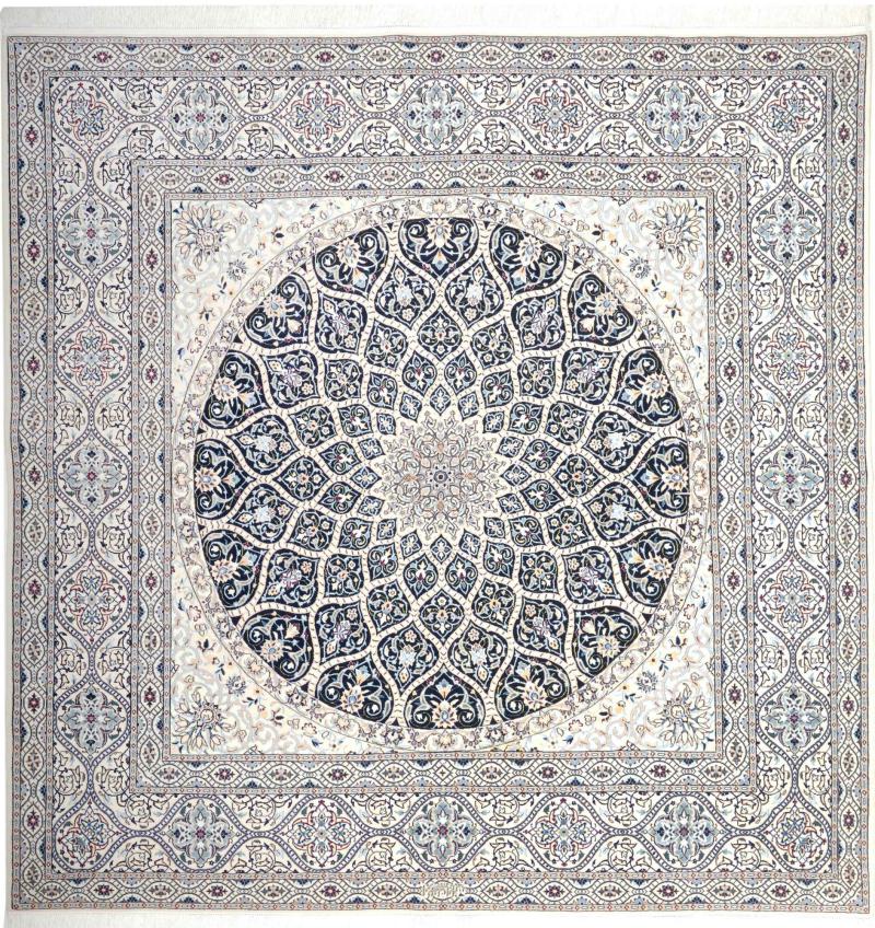 Persian Rug Nain 6La 205x203 205x203, Persian Rug Knotted by hand