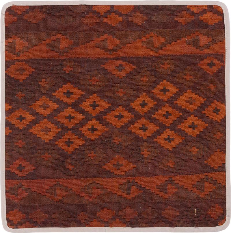 Afghan rug Kilim Afghan Cushion Cover 50x50 50x50, Persian Rug Knotted by hand
