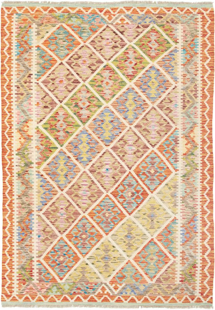 Afganistan-matto Kelim  Afghan 183x129 183x129, Persialainen matto kudottu