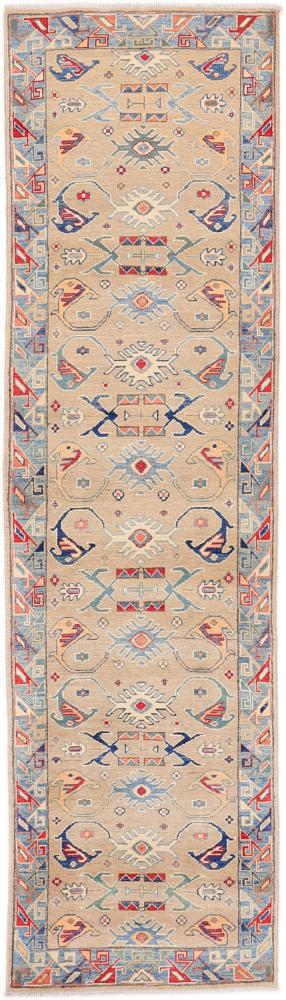 Afghan rug Kazak 292x79 292x79, Persian Rug Knotted by hand