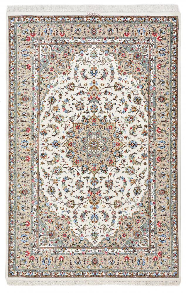 Persian Rug Qum Silk 199x128 199x128, Persian Rug Knotted by hand