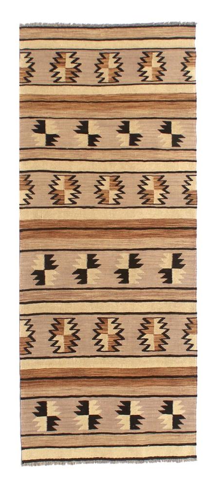 Alfombra afgana Kilim Afghan 204x85 204x85, Alfombra persa Tejido a mano
