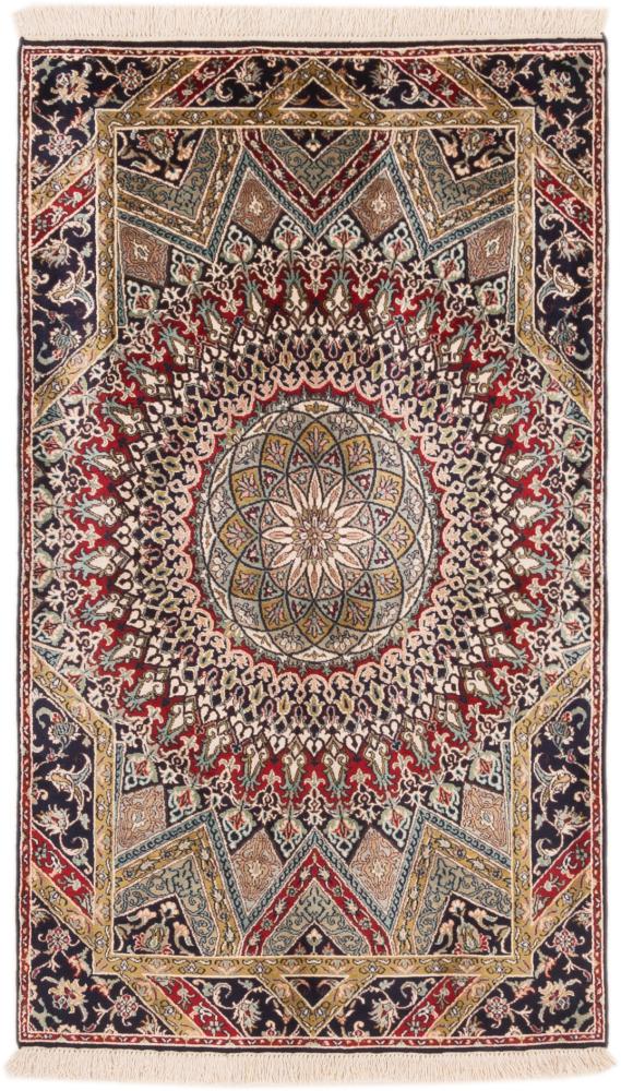 Tappeto indiano Cachemire di Seta 160x92 160x92, Tappeto persiano Annodato a mano